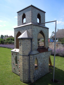 Firemans Pole Barton Bendish Replica Church Childrens Multi Play Tower 1