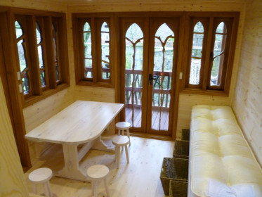 Lower Floor Main View Pinewood Hideaway Custom Built Bespoke Treehouse Playhouse