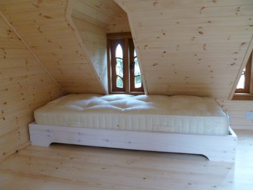 Bed And Window Detail Pinewood Hideaway Custom Built Bespoke Treehouse Playhouse