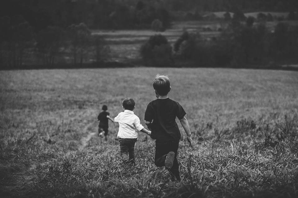 Children Playing Outside
