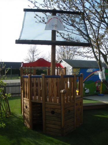 Front Highnam Under Fives Pirate Ship Play Area 1 Front Highnam Under Fives Pirate Ship Play Area 1