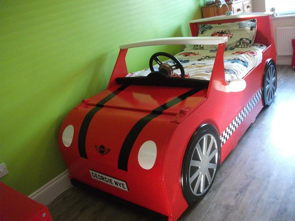 Mini Cooper Themed Bed