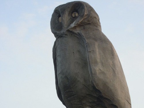 Owl Post Mounted Sculpture By Flights Of Fantasy Owl Post Mounted Sculpture By Flights Of Fantasy