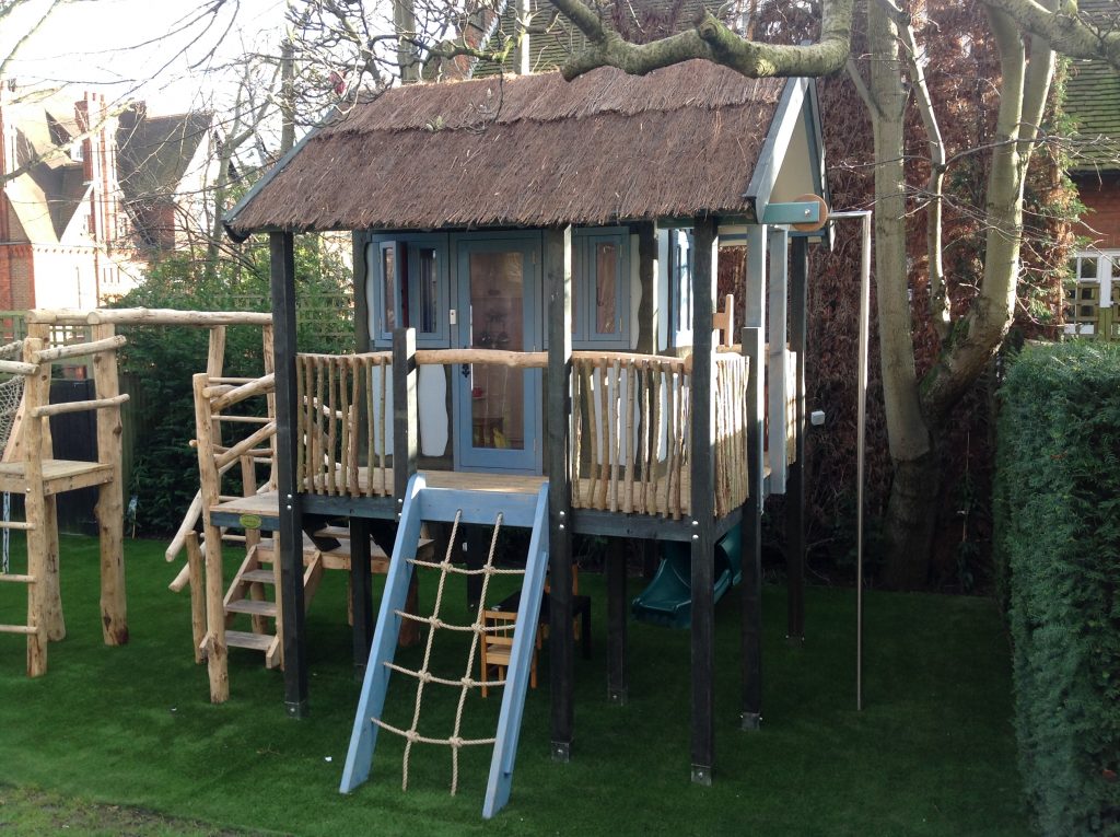 Playhouse The Secret Garden Rustic Play Area For Private Client By Flights Of Fantasy