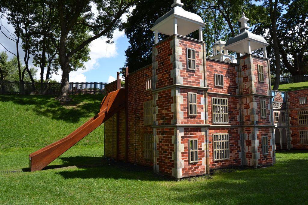 Slide Hatfield House National Trust Childrens Outdoor Wooden Play Area Replica By Flights Of Fantasy