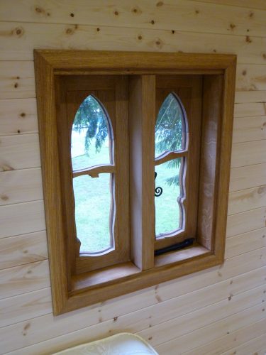 Window Styling Pinewood Hideaway Custom Built Bespoke Treehouse Playhouse
