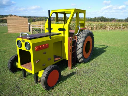 Yellow Private Play Tractor