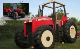 massey ferguson tractor miniature play replica