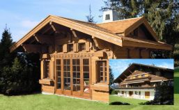 swiss chalet playhouse miniature replica
