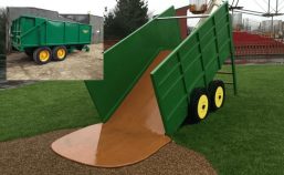 tipping trailer miniature replica