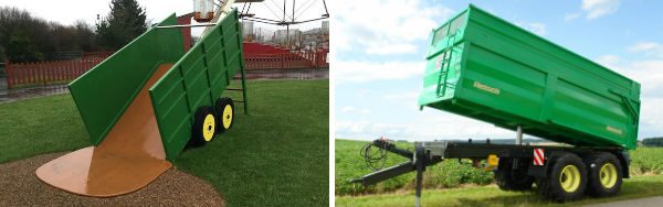 tipping trailer play replica