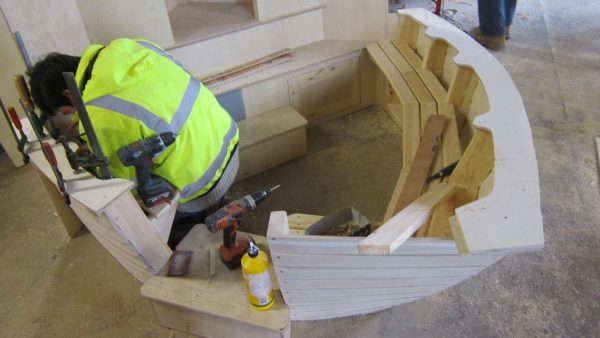wip at workshop ship corner seat berkhamsted school